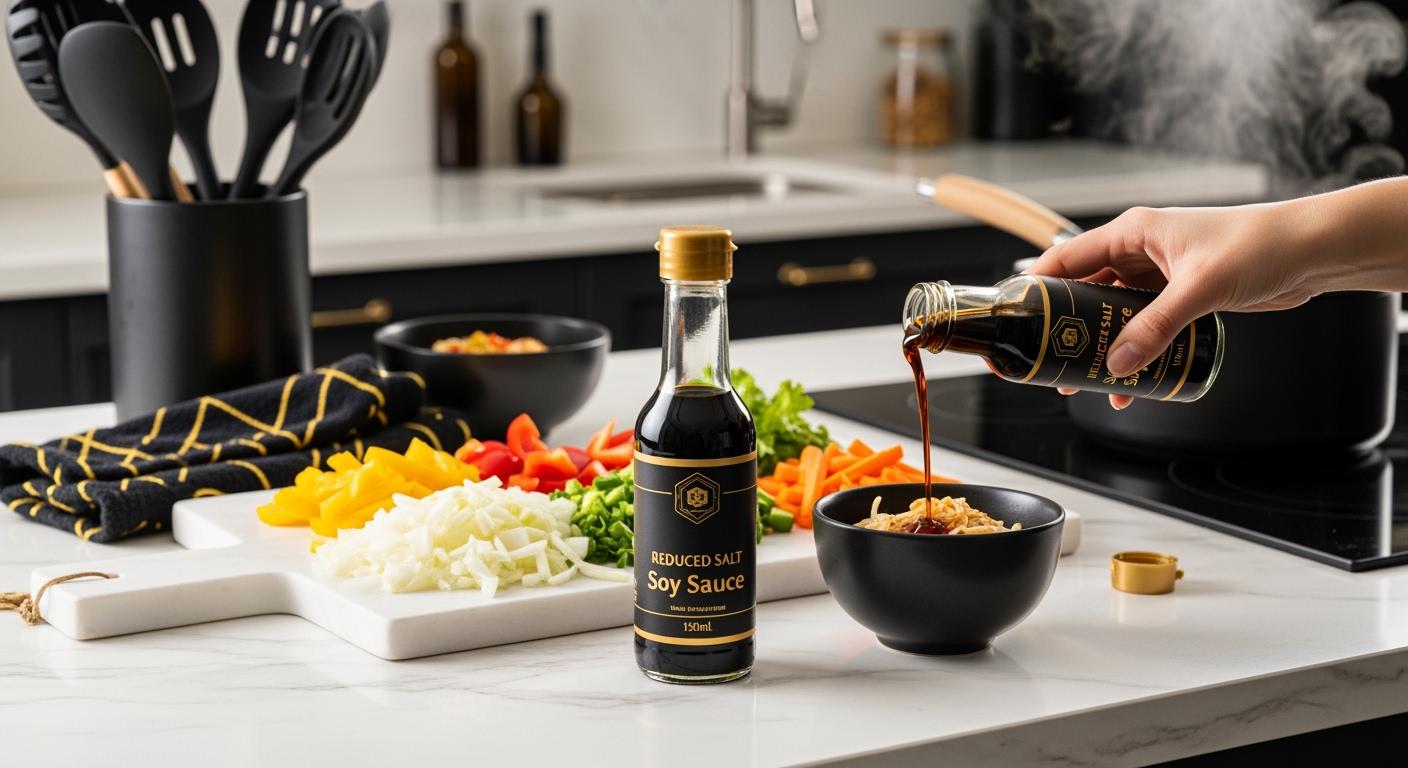 Ce que j'ai appris en utilisant de la sauce soja à teneur réduite en sel (150 ml) dans la cuisine de tous les jours
